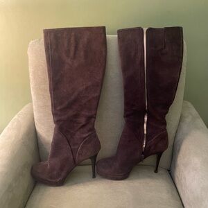 Elegant Brown Knee-High Women's Boots